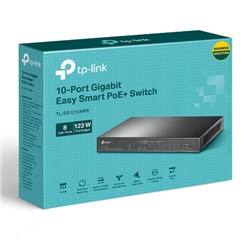 TP-LINK TL-SG1210MPE 10 PORT Gigabit Smart Switch